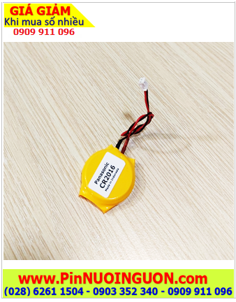 Pin CMOS CR2016; Pin COMOS 3v lithium CR2016 _loại có DÂY zắc cắm như hình